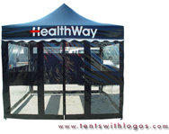 10 x 10 Pop Up Tent - Health Way